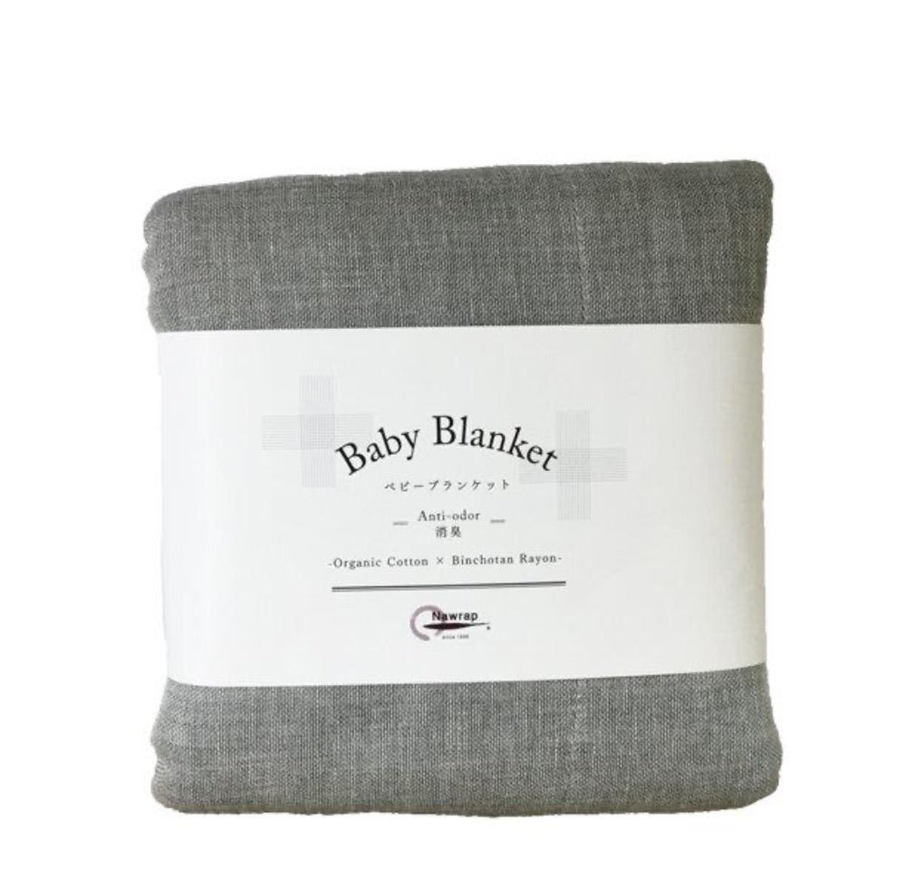 Nawrap Organic Cotton Binchotan Rayon Baby Blanket-Japan-Best.net