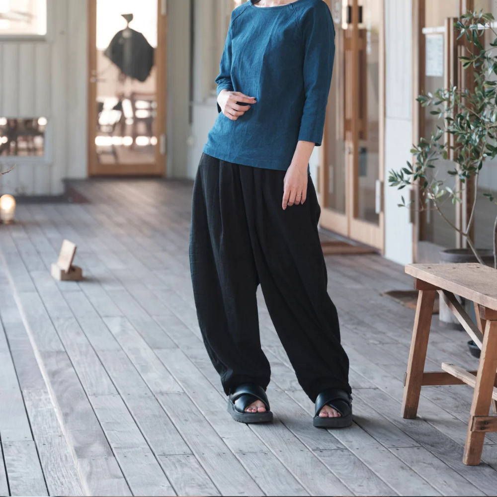 Banshu-ori Japanese Trousers-www.Japan-Best.net-Japan-Best.net