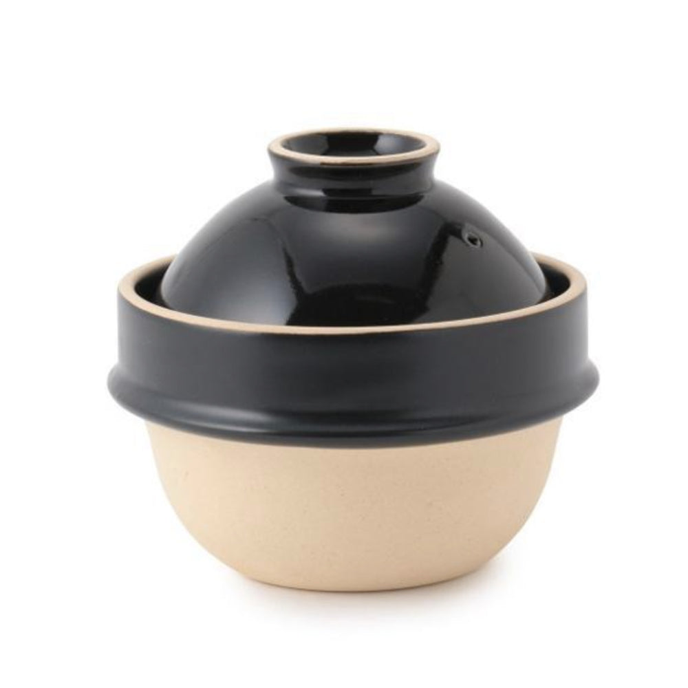 Donabe Rice Cooker - 2 sizes / 3 colours-Japan-Best.net-Large-Black-Japan-Best.net
