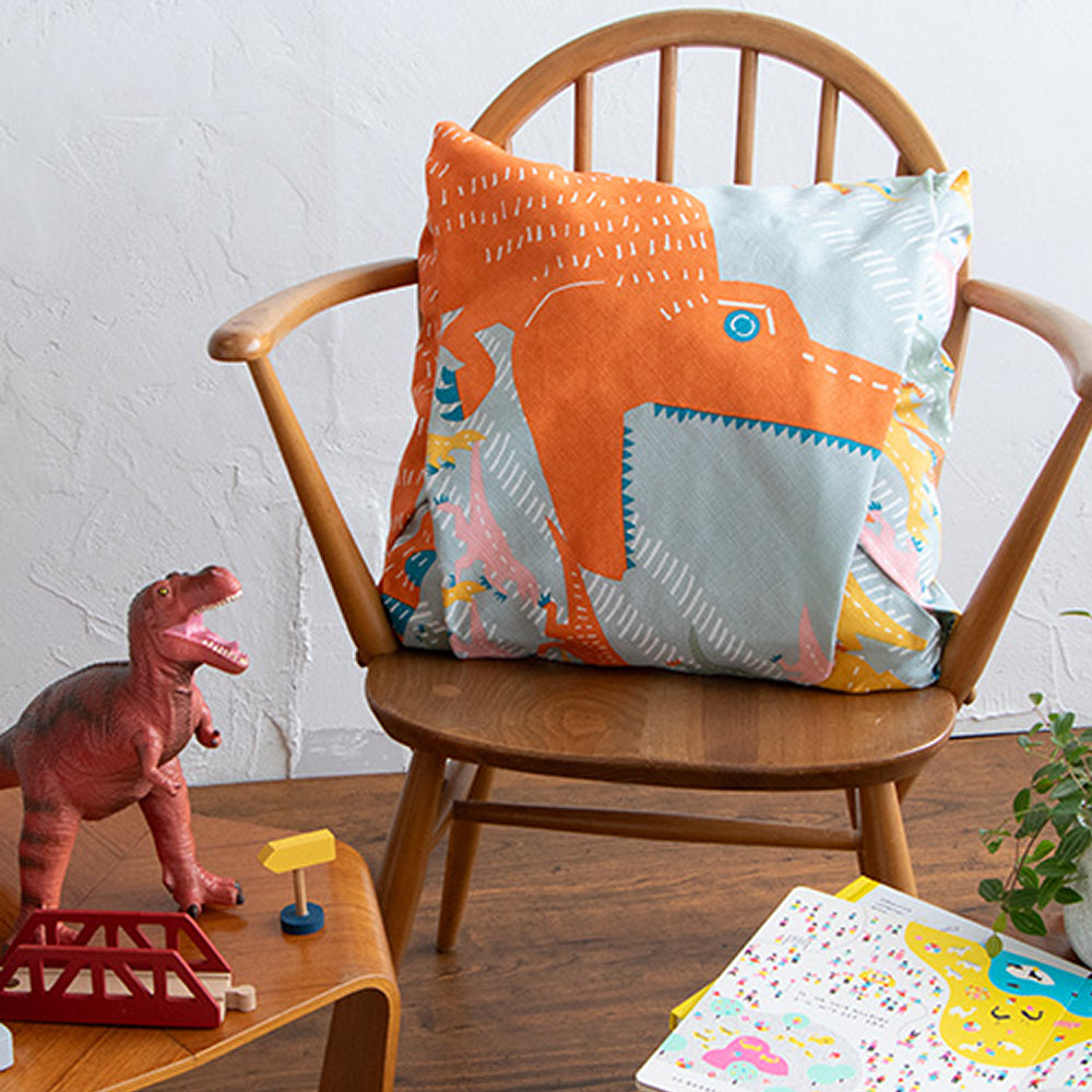 Furoshiki - Dinosaur Blue Gray-www.Japan-Best.net-Japan-Best.net