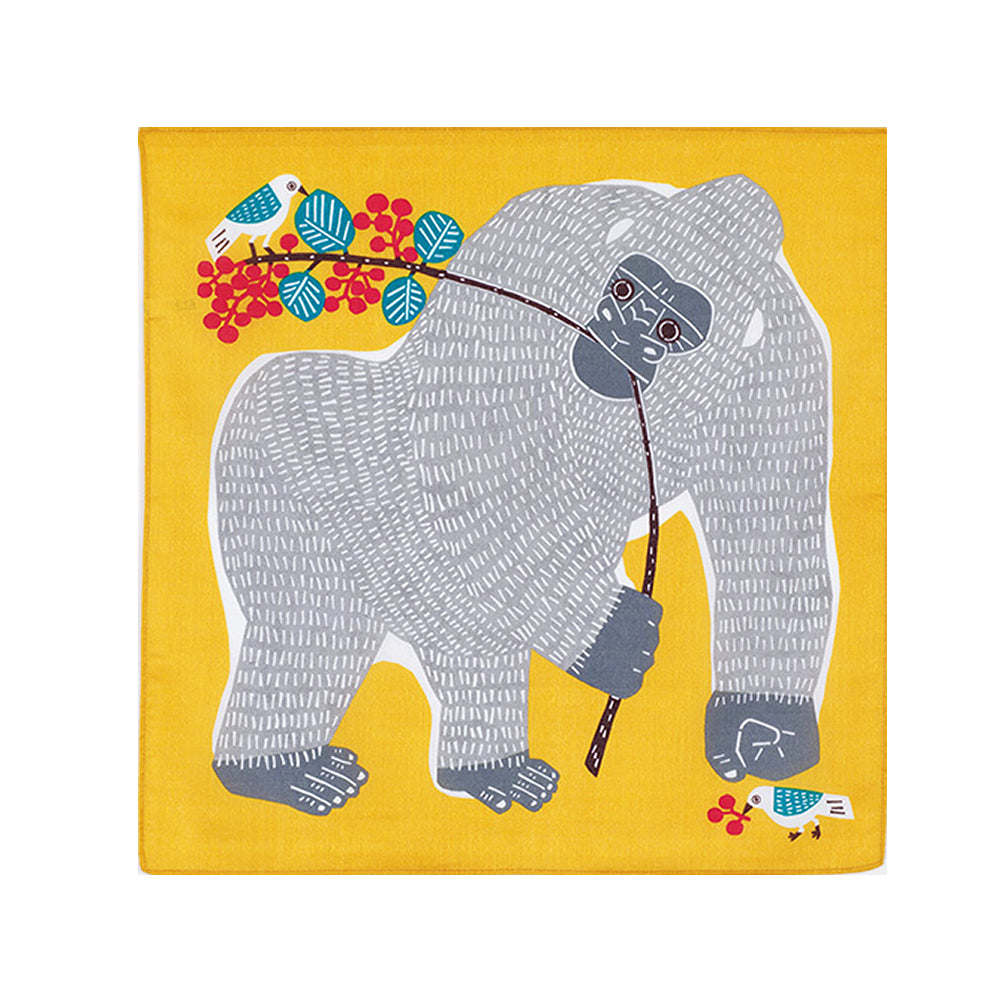 Furoshiki - Gorilla Yellow-www.Japan-Best.net-Japan-Best.net