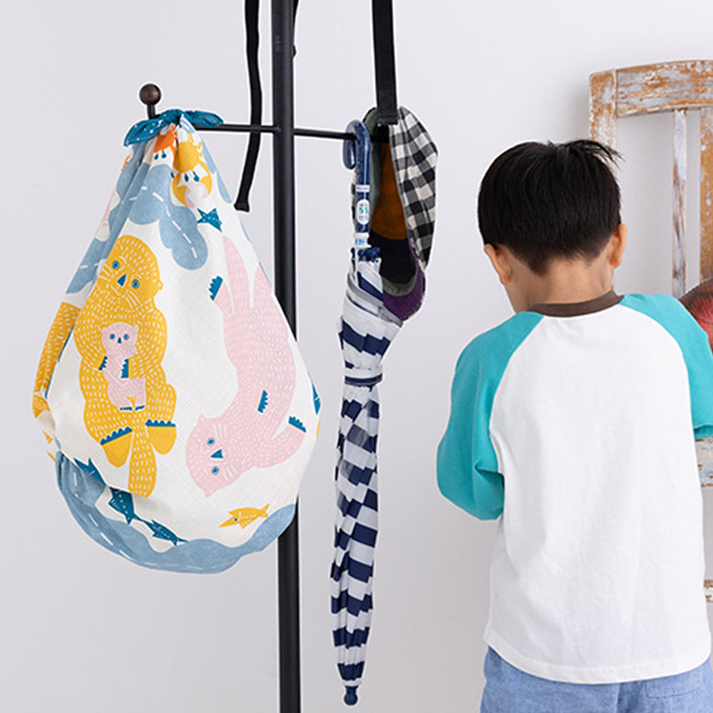 Furoshiki - Sea Otter Cream-www.Japan-Best.net-Japan-Best.net