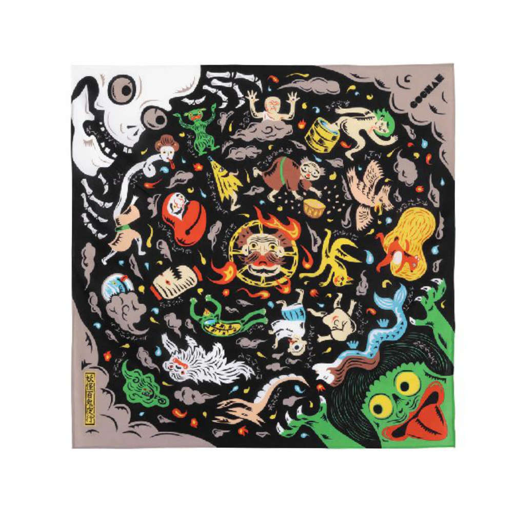 Furoshiki - Yokai Monsters-www.Japan-Best.net-Japan-Best.net