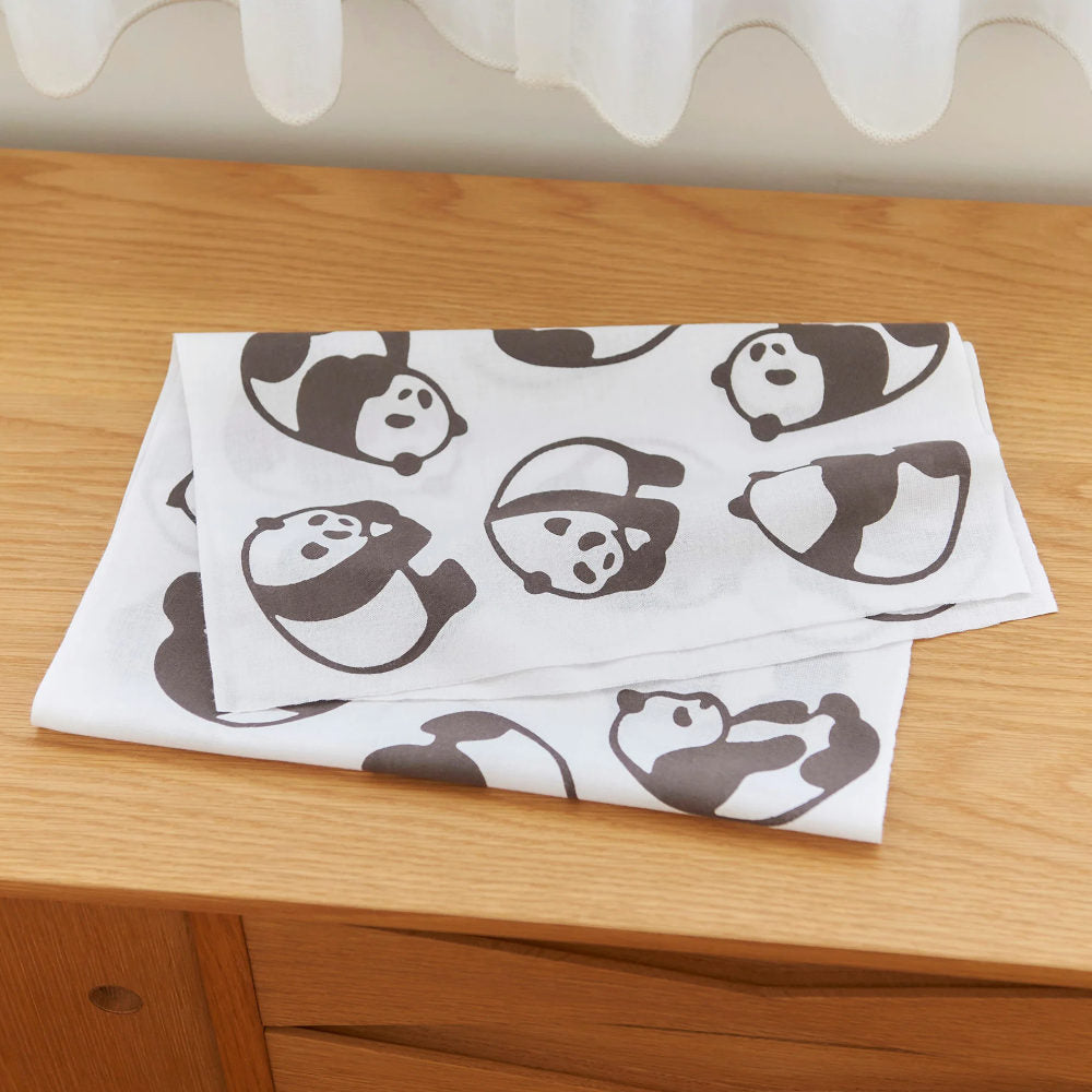 Hand-dyed Tenugui - Panda-www.Japan-Best.net-Japan-Best.net