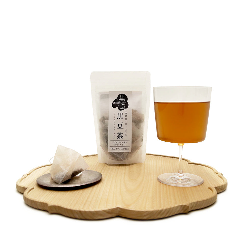 Japanese Herbal Tea - Yuzu, Shiso, Ginger, Kuromoji Lindera, Black Soybean-Japan-Best.net-Kurodaizu Black Soybean-Japan-Best.net