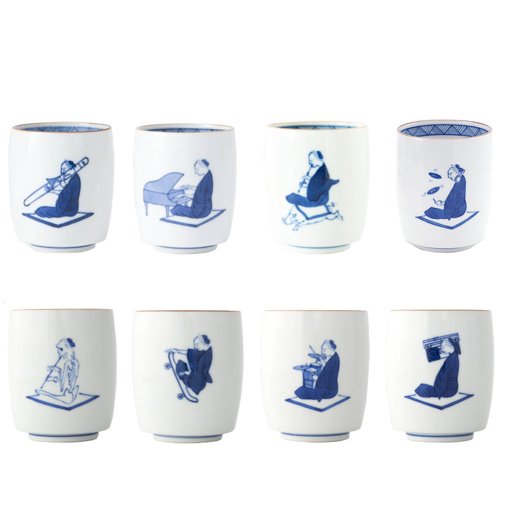 Kutani Ware Tea Cups-Japan-Best.net-Boom Box-Japan-Best.net