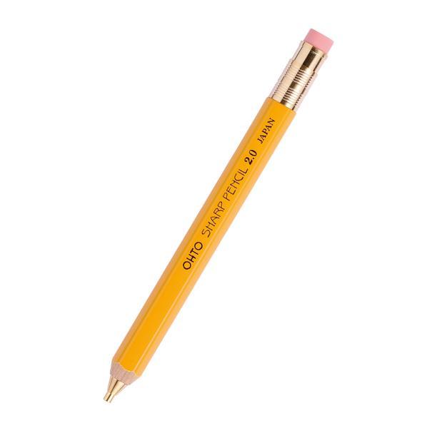 Ohto Mechanical Pencil 2.0-Japan-Best.net-Yellow-Japan-Best.net
