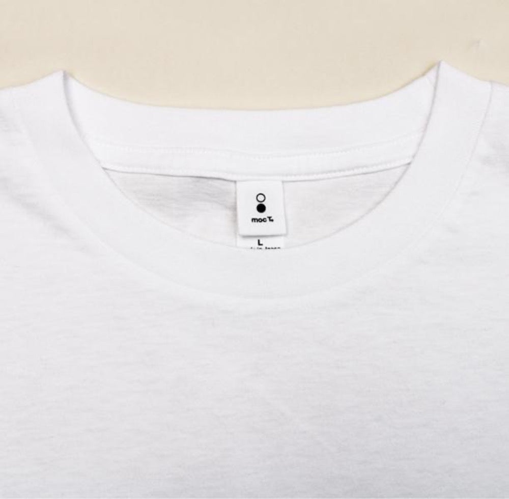 MocT - Crew Neck Tee with Pocket : White, Grey, Navy-Japan-Best.net-Large-White-Japan-Best.net