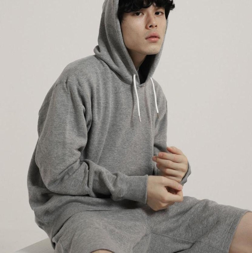 MocT - Hoodie Pullover : Grey, Navy-Japan-Best.net-Small-Grey-Japan-Best.net