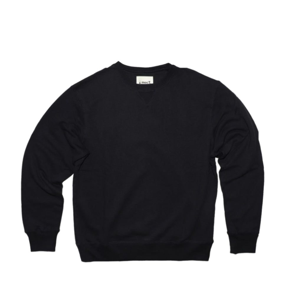 MocT - Loopwheeler Pullover Sweater : Grey, Navy-Japan-Best.net-Small-Grey-Japan-Best.net