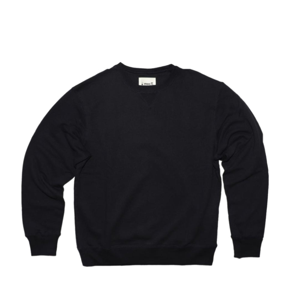 MocT - Loopwheeler Pullover Sweater : Grey, Navy-Japan-Best.net-Large-Navy-Japan-Best.net