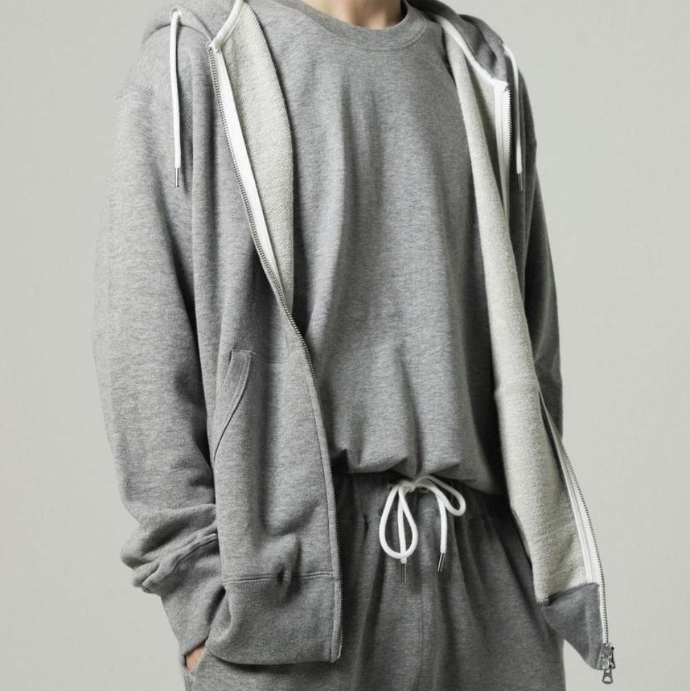 MocT - Zip Up Parka : Grey, Navy-Japan-Best.net-XLarge-Grey-Japan-Best.net