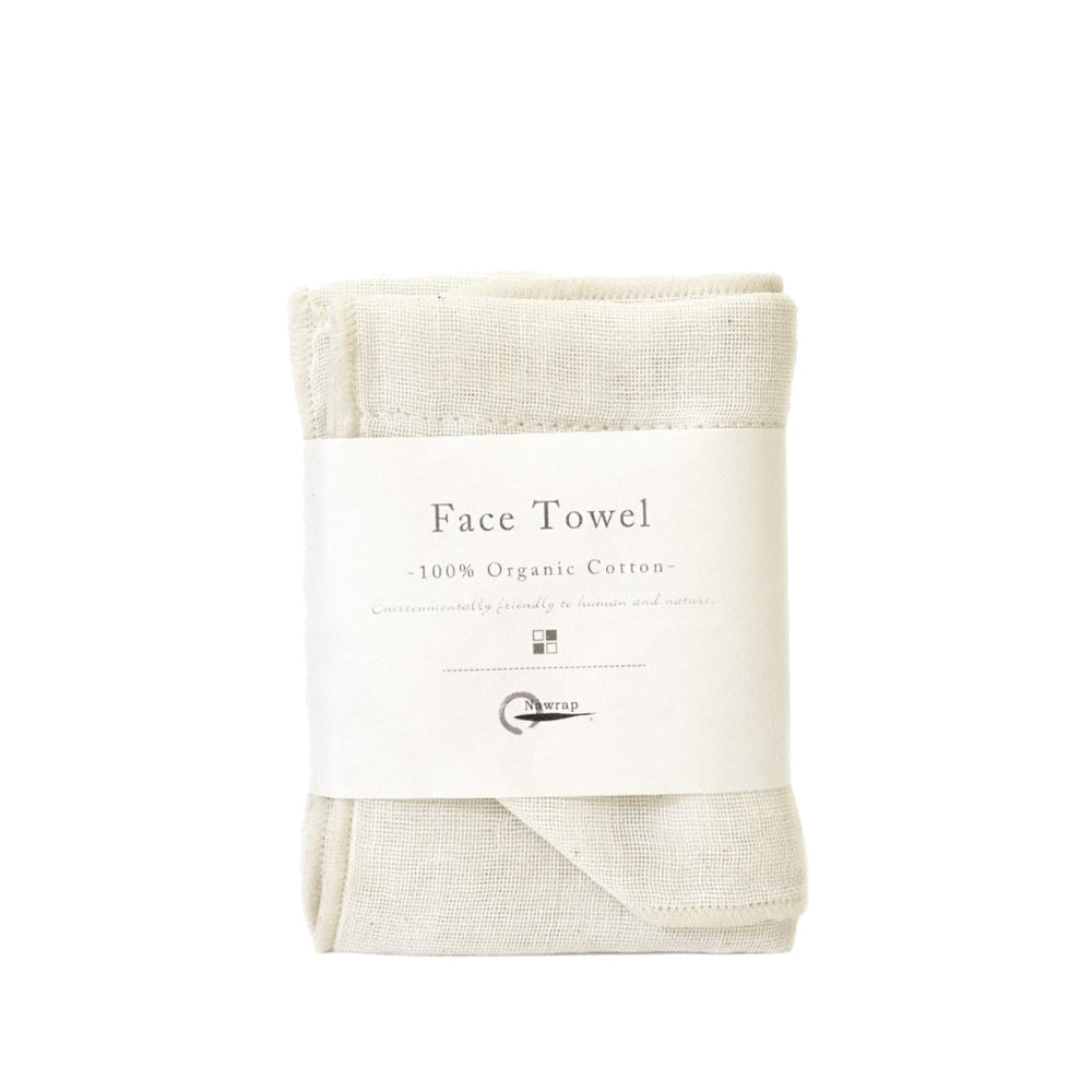 Organic Cotton Face Towels-Japan-Japan-Best.net-Ivory-Japan-Best.net