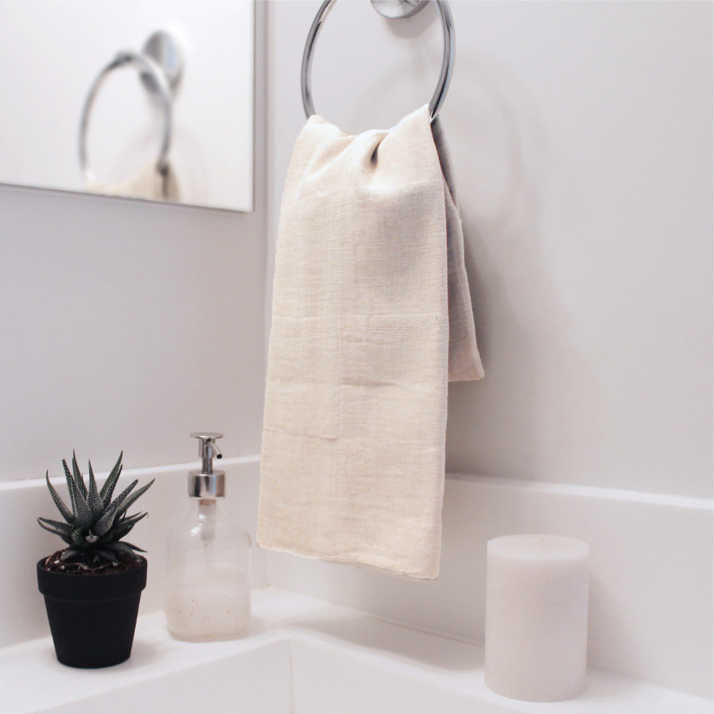 Organic Cotton Hand Towel-Japan-Best.net-White-Japan-Best.net
