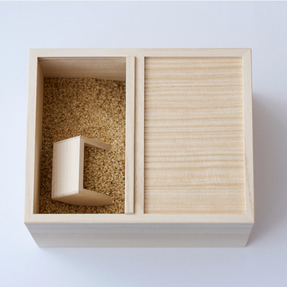 Paulownia Rice Bin-Japan-Best.net-5 kg rice-Japan-Best.net