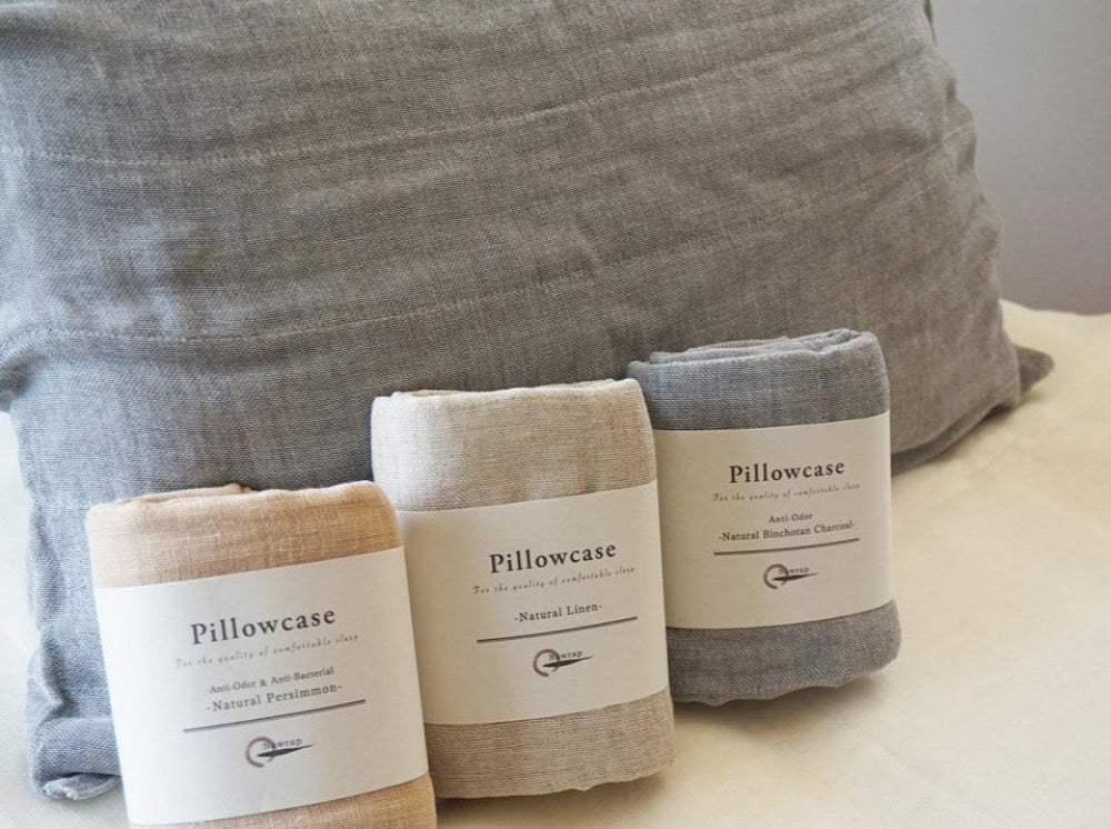 NAWRAP Natural Anti-odor Pillow Case-Japan-Best.net-Grey-Japan-Best.net