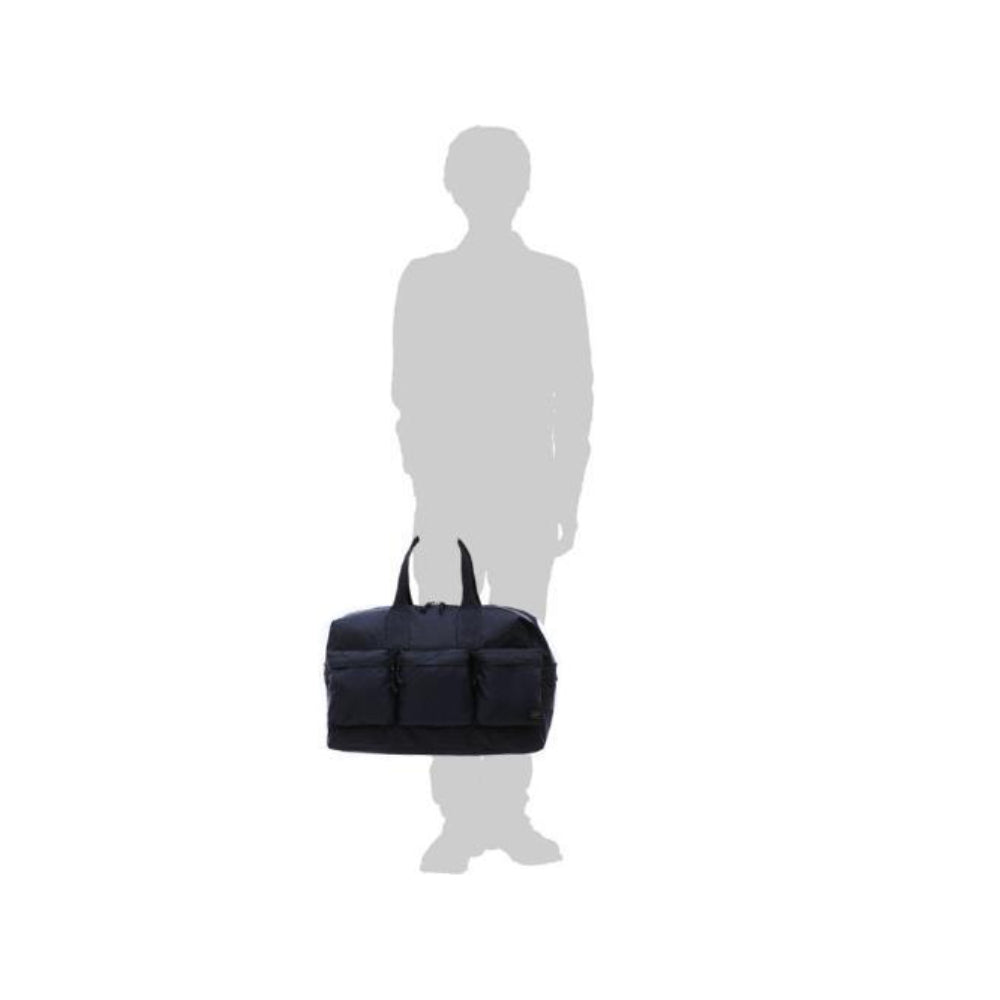 Porter Force - 2Way Duffle Bag : Black, Olive Drab, Navy-Japan-Best.net-Black-Japan-Best.net