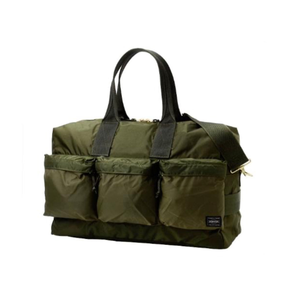 Porter Force - 2Way Duffle Bag : Black, Olive Drab-Japan-Best.net-Olive Drab-Japan-Best.net