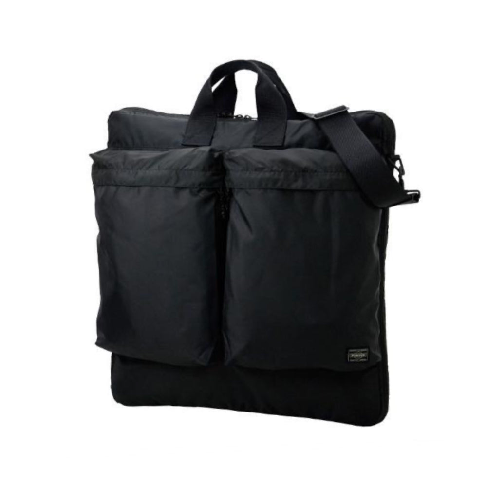 Porter Force - 2Way Helmet Bag : Black, Olive, Navy-Japan-Best.net-Black-Japan-Best.net