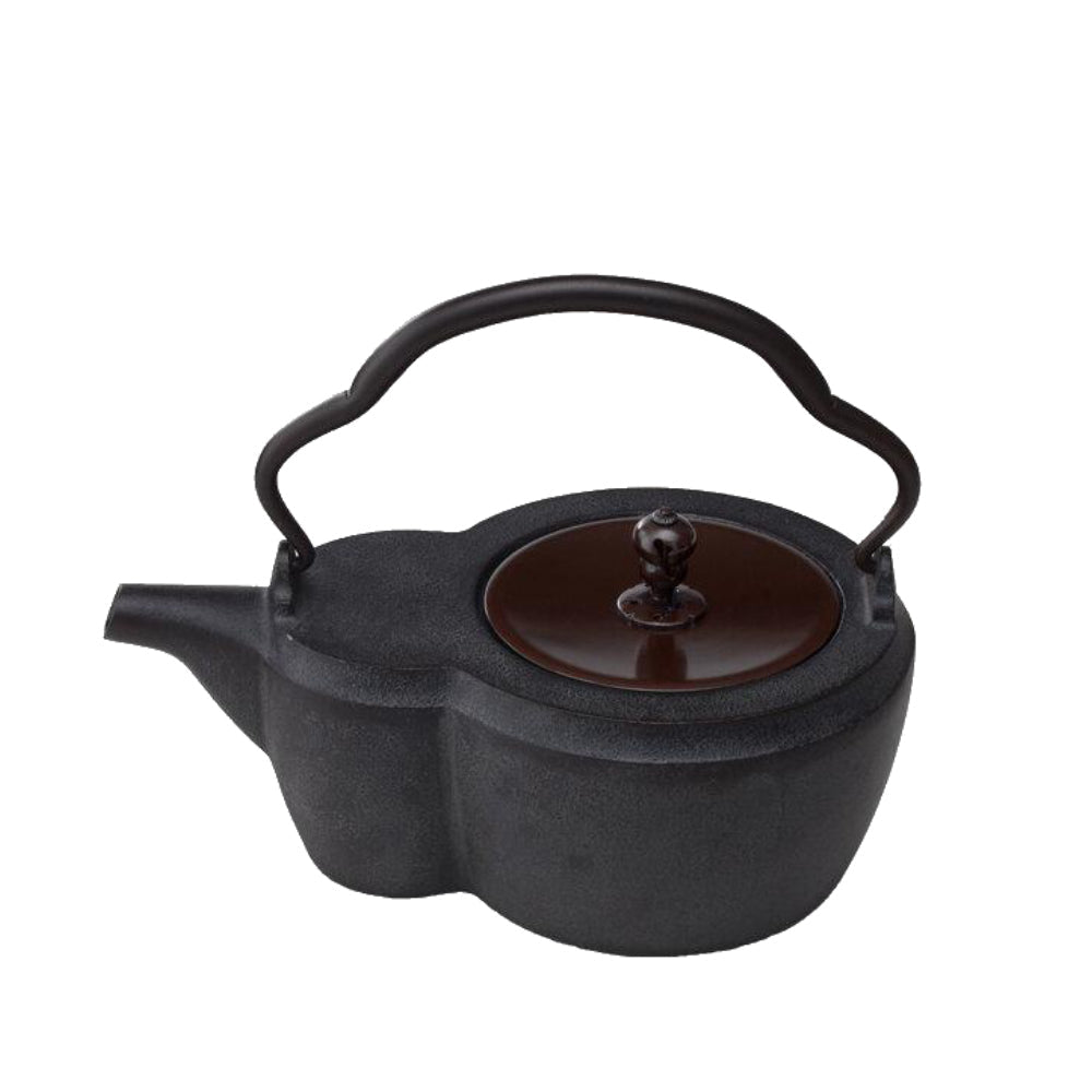 Crest Collection Cast Iron Tea Pots : Pre-order-Chushin Kobo Iron Kettles-Gourd 1L-Japan-Best.net