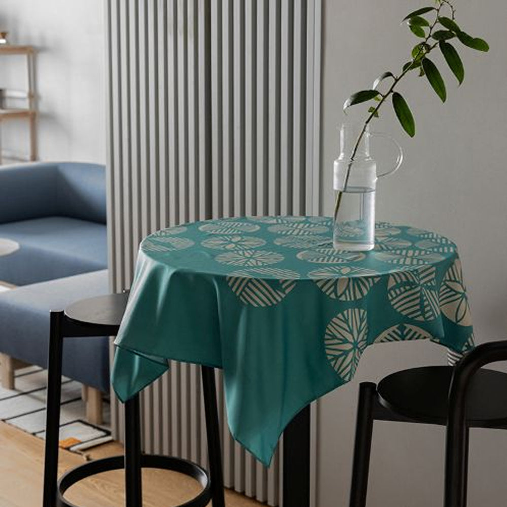 Water-repellent Reversible Furoshiki - Isa monyo Pine Blue Green/Dark Blue Gray-www.Japan-Best.net-Japan-Best.net