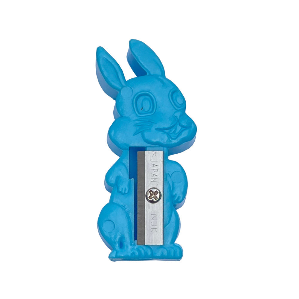 Showa Colours Animal Pencil Sharpener-Japan-Best.net-Rabbit-Blue-Japan-Best.net