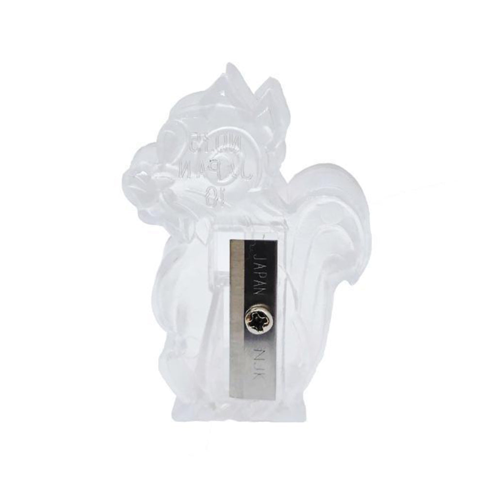 Showa Colours Animal Pencil Sharpener-Japan-Best.net-Squirrel-Clear-Japan-Best.net