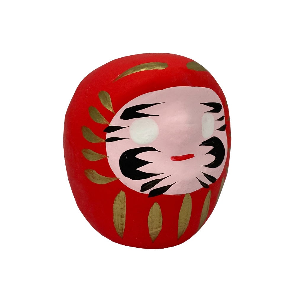 Red Daruma for Luck & Good Fortune (4.5cm)-Japan-Best.net-Japan-Best.net