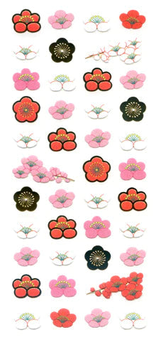 Stickers-www.Japan-Best.net-JP519 WASHI STICKERS UME-Japan-Best.net