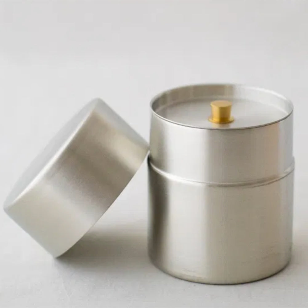 Copper & Tin Tea Canister - 3 Sizes-Japan-Best.net-Small-Copper-Japan-Best.net
