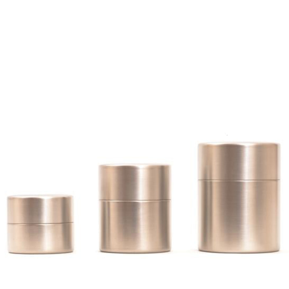 Copper & Tin Tea Canister - 3 Sizes-Japan-Best.net-Small-Copper-Japan-Best.net