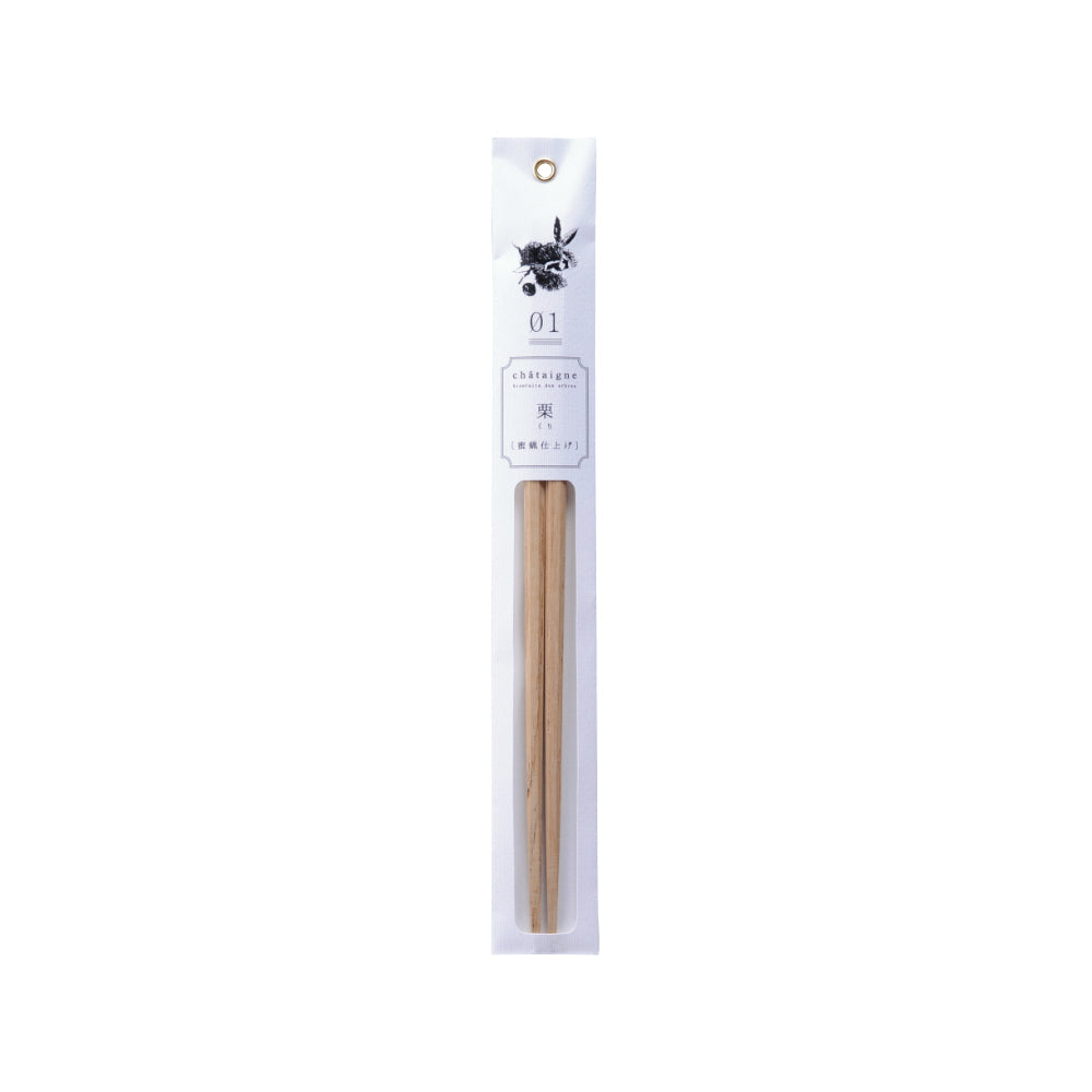 Tetoca Fruit Tree Wood Chopsticks-Japan-Best.net-Chestnut Hashi-Japan-Best.net