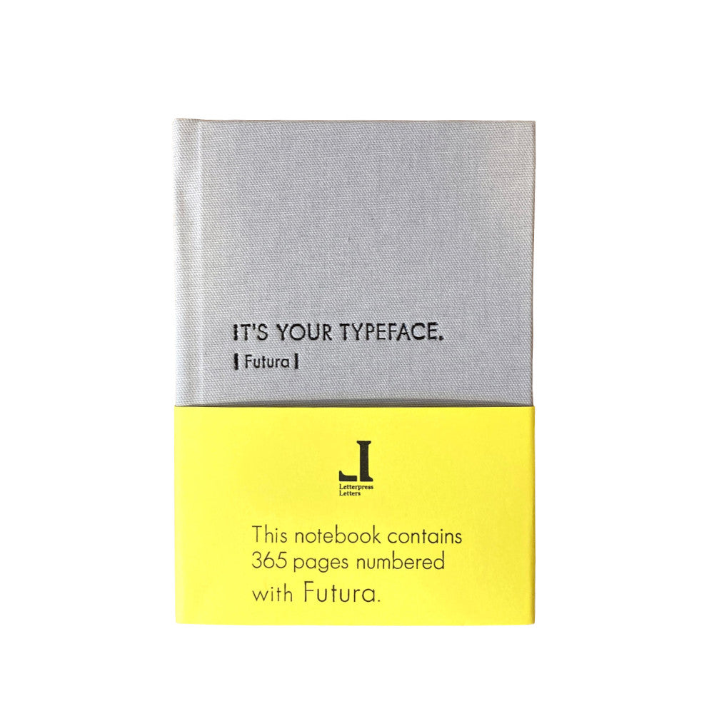 Typeface Notebooks-www.Japan-Best.net-Grey-Japan-Best.net