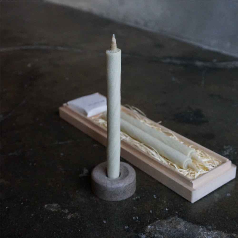 Japanese "Warosoku" Candle Purification - White Sage-Warosoku Candle-Japan-Best.net-White Sage Box of 3-Japan-Best.net