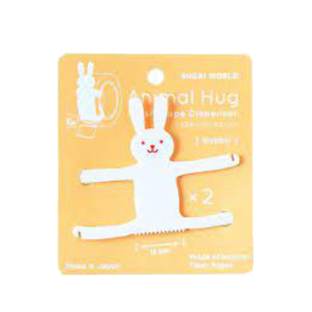 Animal Hug Washi Tape Cutter-Japan-Best.net-White Rabbit-Japan-Best.net