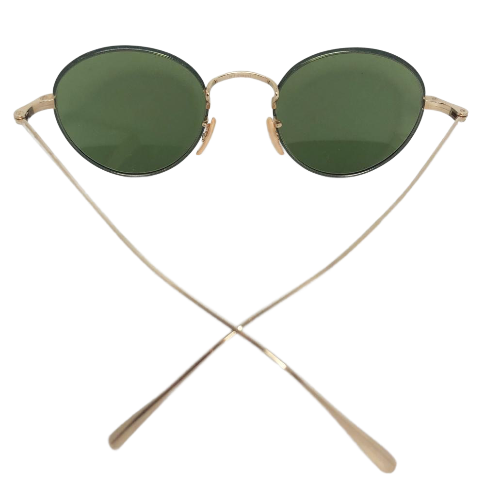 BJ Classic Sunglasses - PREM-114S NT Gold / Green-Japan-Best.net-Japan-Best.net