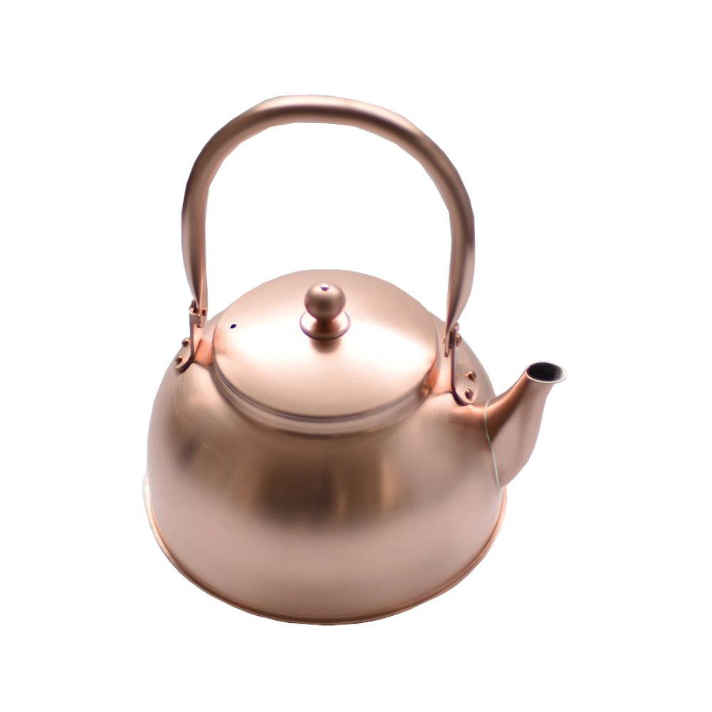 Small 1.8 Litre Size Vintage Copper Tea Kettle From Finland