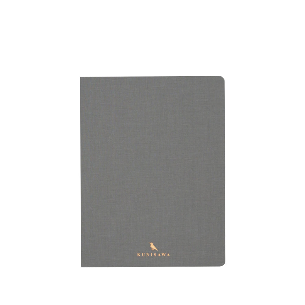 Foolscap Find Slim Notebook-Kunisawa Stationery-White-Japan-Best.net