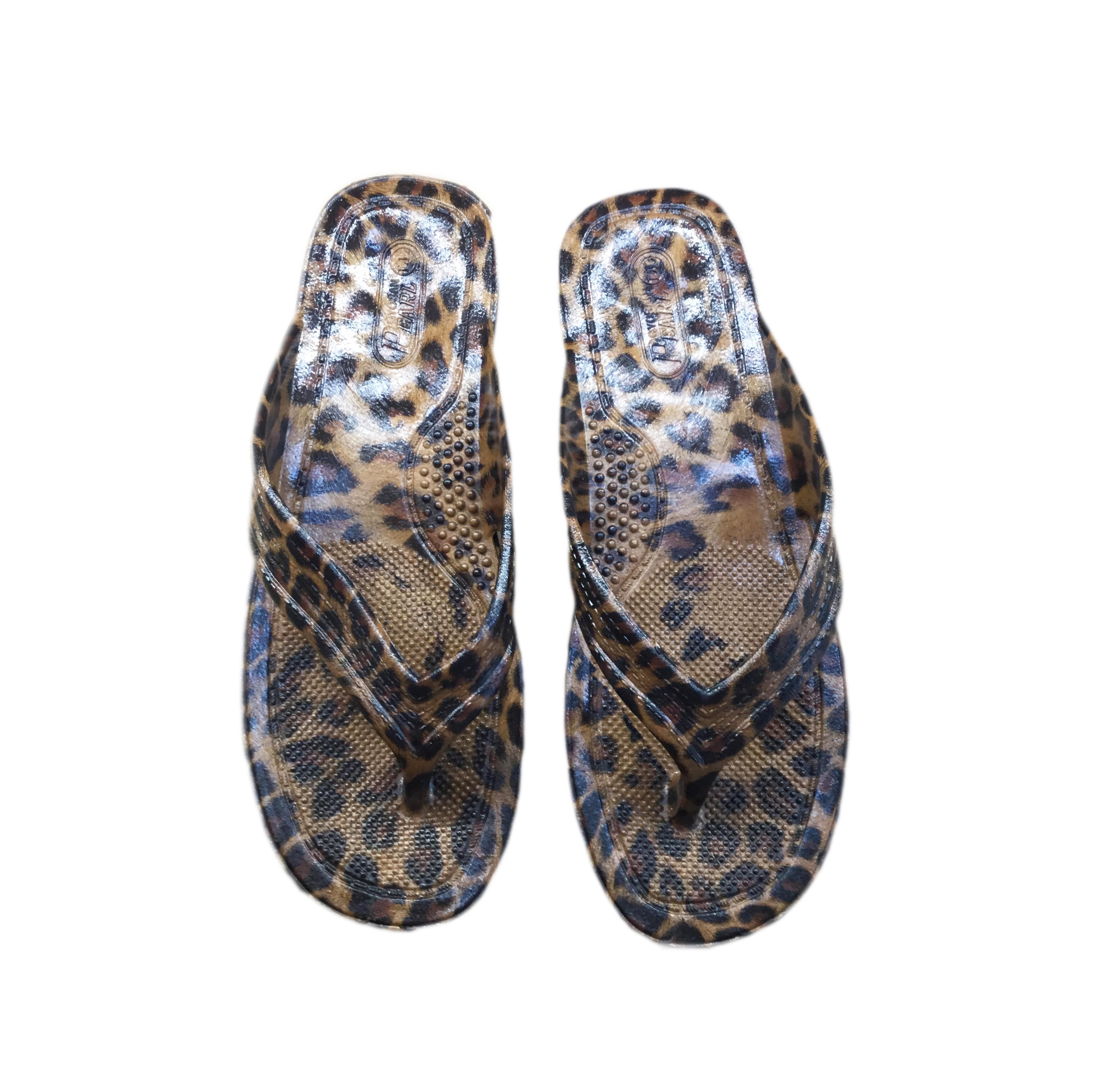 Gyosan Sabot Sandal Leopard-Japan-Best.net-L - Dark Brown-Japan-Best.net