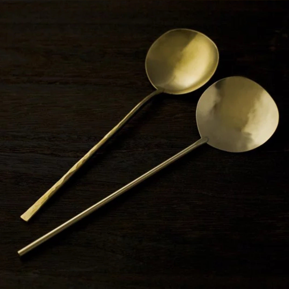 Handmade Brass Tableware-Japan-Best.net-Dinner Spoon-Japan-Best.net