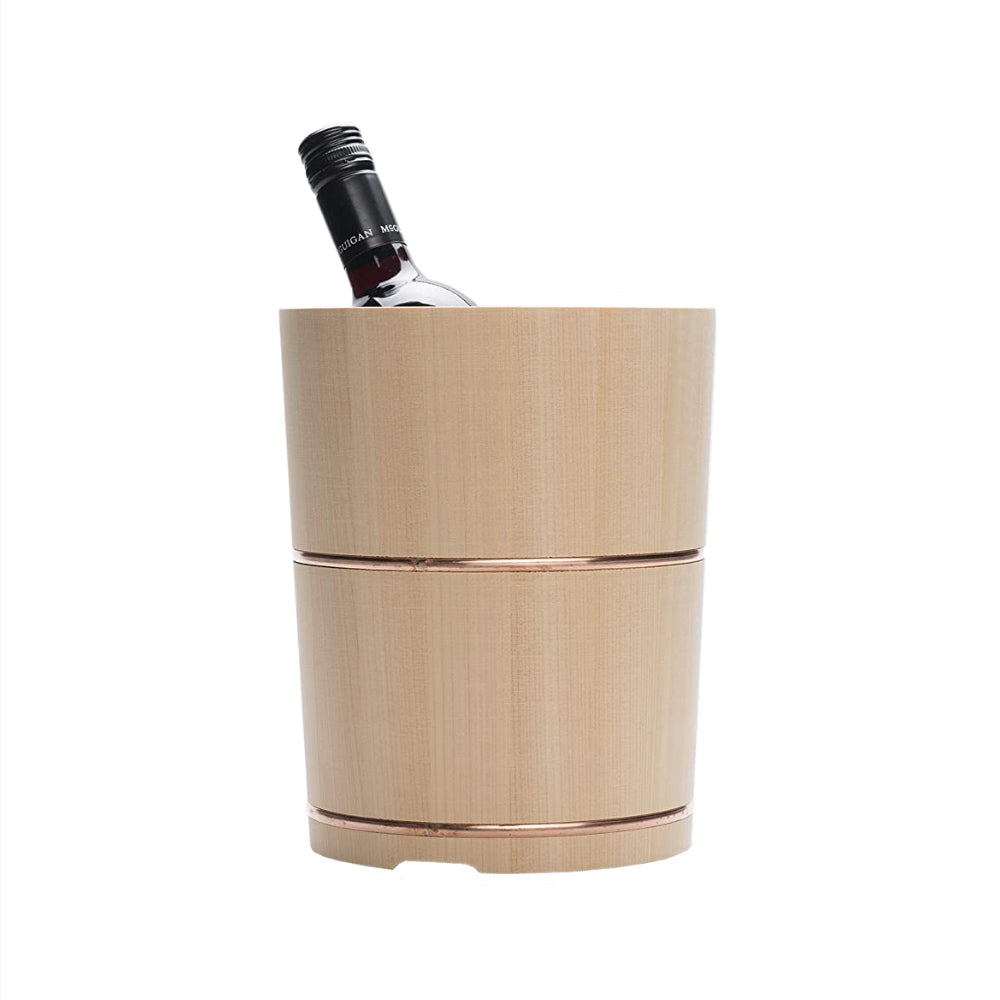 Hinoki Wine & Champagne Cooler-Japan-Best.net-Japan-Best.net