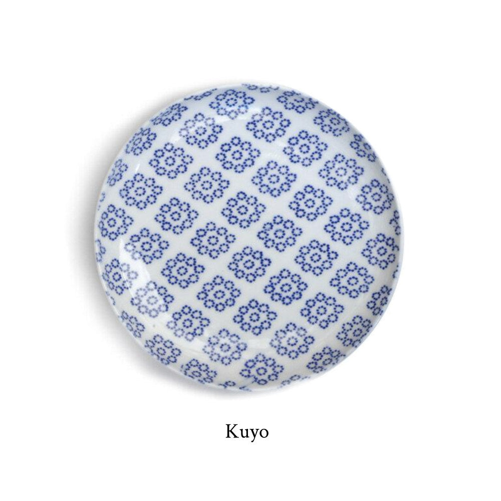 Inban Printed Small Plate-Japan-Best.net-Kuyo-Japan-Best.net