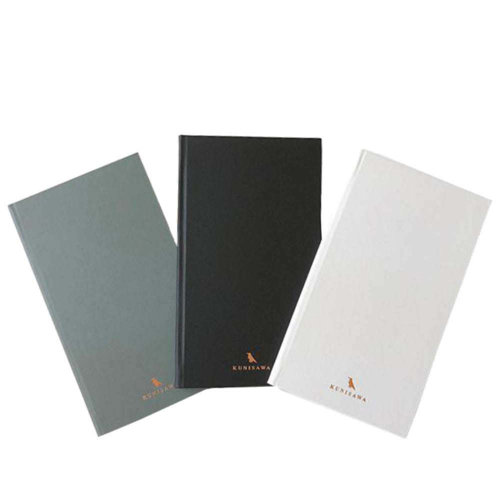 Pocket Foolscap Find Smart Notebook-Kunisawa Stationery-Black-Japan-Best.net