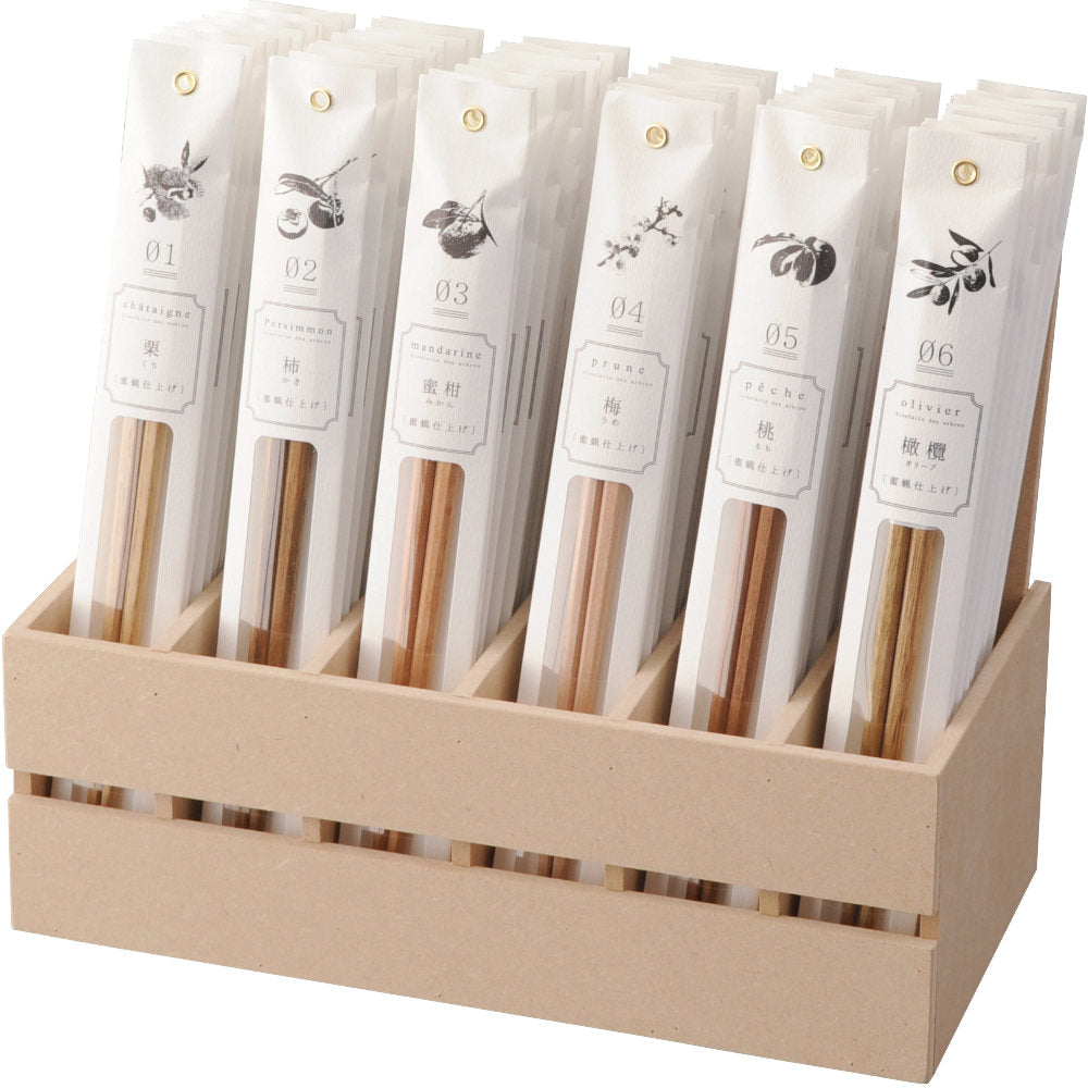 "Tetoca" Fruit Tree Wood Chopsticks-Japan-Best.net-Chestnut-Japan-Best.net